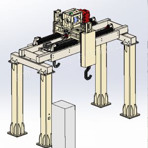 桁架机械手之卷料搬运机械手