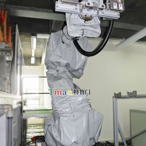 安川机器人耐酸碱防护服的应用