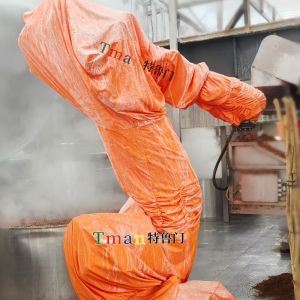 酒厂机器人怕粉尘怕潮？选对机器人防护服省一半事